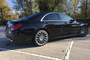 Stadscentrum van Madrid: privétransfer naar de luchthaven van Madrid