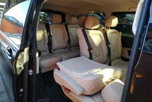 Stadscentrum van Madrid: privétransfer naar de luchthaven van Madrid