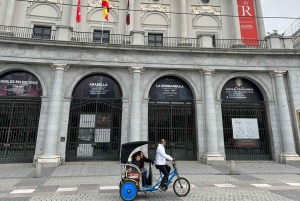 Madrid: Private City Highlights Rickshaw Tour