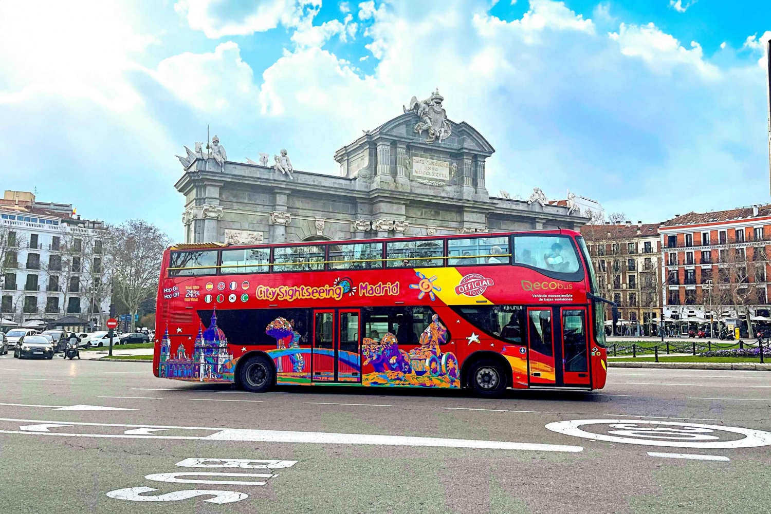 Madrid: City Sightseeing Hop-On Hop-Off Busstur & Extramaterial