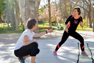 Madrid: Sesión de Fitness Personalizada en el Parque del Retiro