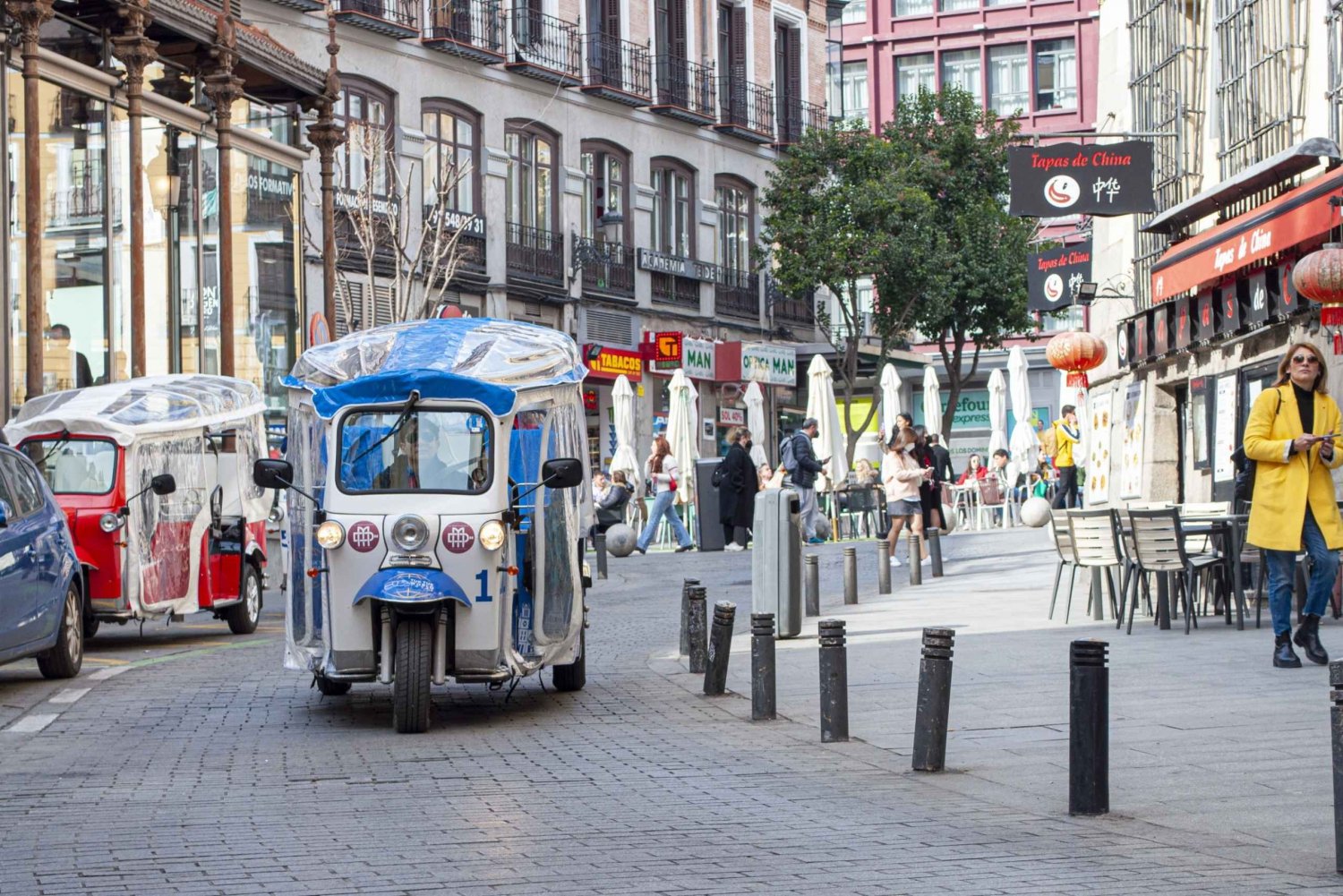 Madrid: Electric Tuk Tuk City Tour with Barrio de las Letras