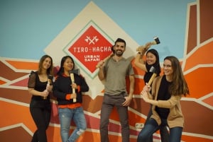 Madrid: Exclusive Axe Throwing Target for up to 4 People