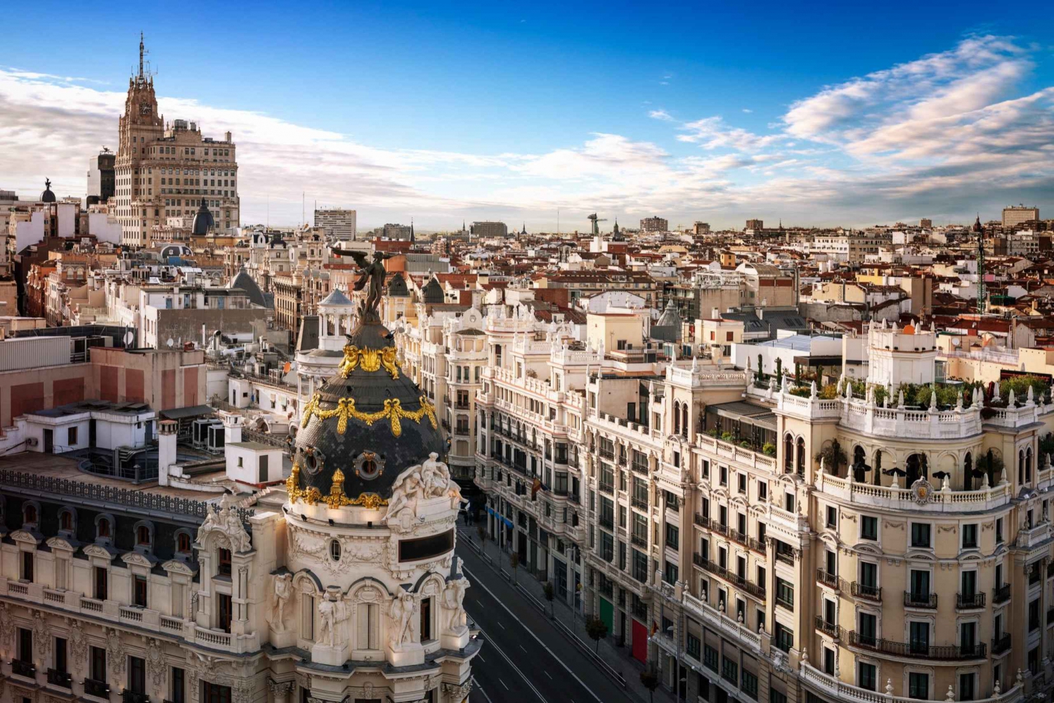 Madrid : Promenade express avec un habitant en 60 minutes