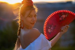 Madrid: Flamenca-fotoshoot med kjole og rekvisitter