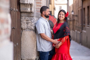Madrid: Flamenca-fotoshoot med kjole og rekvisitter