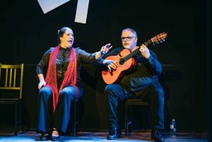 Flamencoforestilling på Tablao 'Las Tablas' med drikke