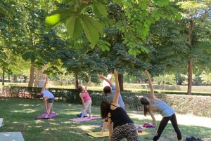 Em Madrid: Aula de Yoga Flow no Parque do Retiro