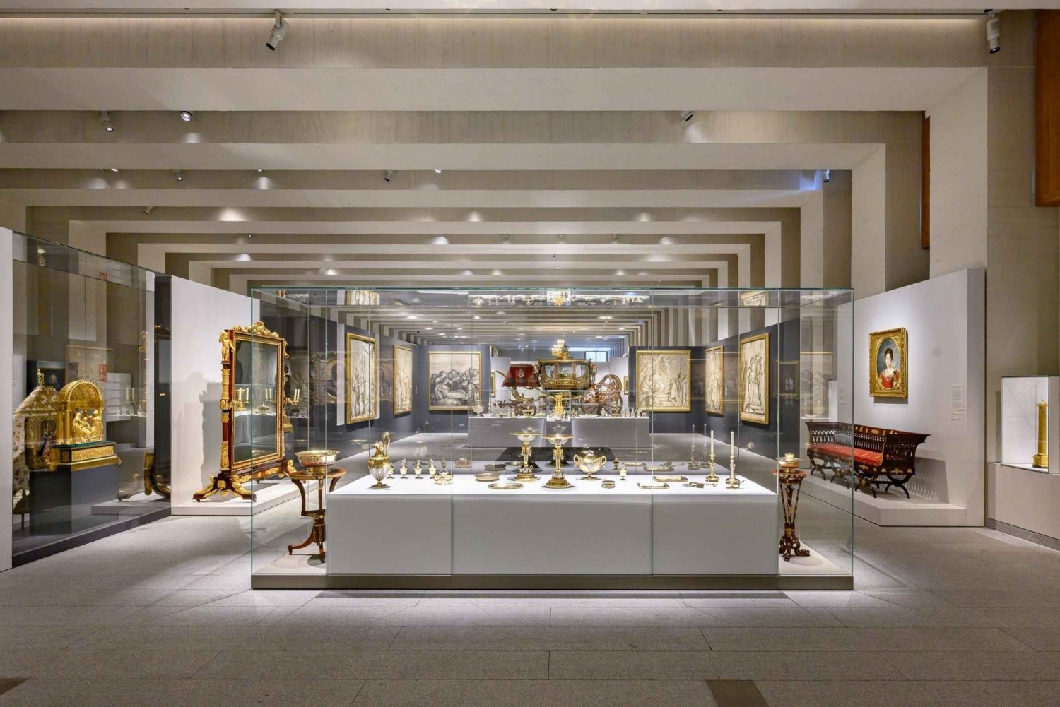 Madrid: Galeria de las Colecciones Reales og det kongelige palads