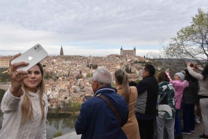 Madrid: rondleiding naar Toledo en optionele panoramische bustour