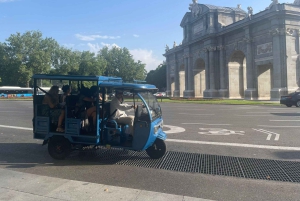 Madrids höjdpunkter: Tuk-Tuk-tur med hämtning (2 timmar)