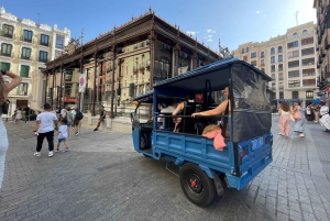 Madrids höjdpunkter: Tuk-Tuk-tur med hämtning (2 timmar)