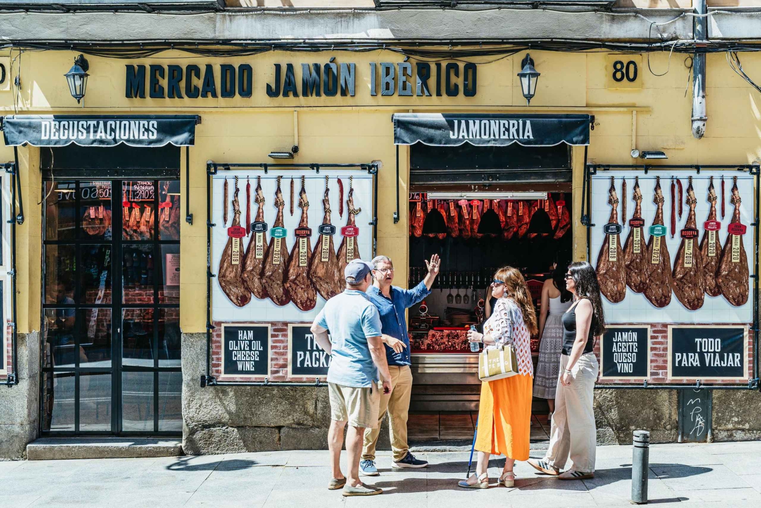 Madryt: Szynka Iberyjska i Hiszpańskie Wino Wycieczka kulinarna w małej grupie