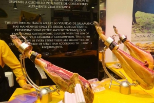 Madrid: Tour gastronómico en grupo reducido sobre jamón ibérico y vino español
