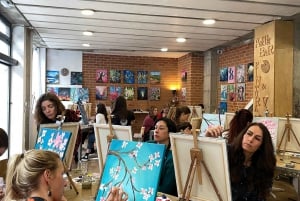 Madrid: Learn to paint, sip wine, enjoy snacks & music