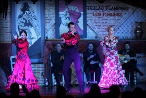 Madrid: Los Porches Flamenco Show with Tapas and Wine Ticket