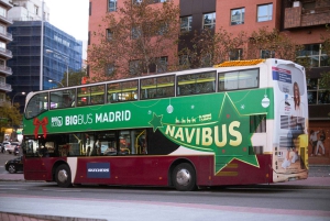 Madrid: Julbusstur med öppen dubbeldecker och guide