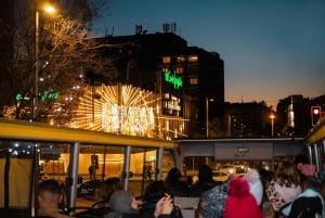 Madrid: Julbusstur med öppen dubbeldecker och guide