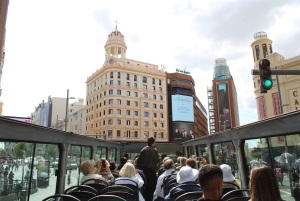 Madrid - dag och natt Panoramabuss med öppen topp Dag- eller nattresa med guide