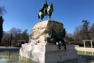 Madrid: Retiro-puisto ja Prado Avenue.