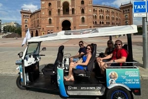 Madrid: Premium Private Tuk Tuk, Pickup, Monuments, Photos, and Museum