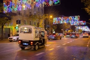 Madrid: Tour privado de las luces de Navidad en Tuk-Tuk eléctrico
