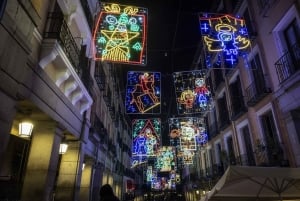 Madrid: Privat tur med julelys i tuk-tuk til rytmen av julesanger