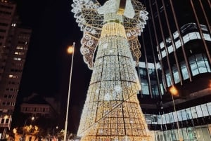 Madrid: Privat tur med julelys i tuk-tuk til rytmen av julesanger