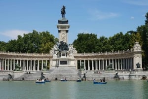 Madrid : Visite guidée du parc du Retiro et dégustation de tapas