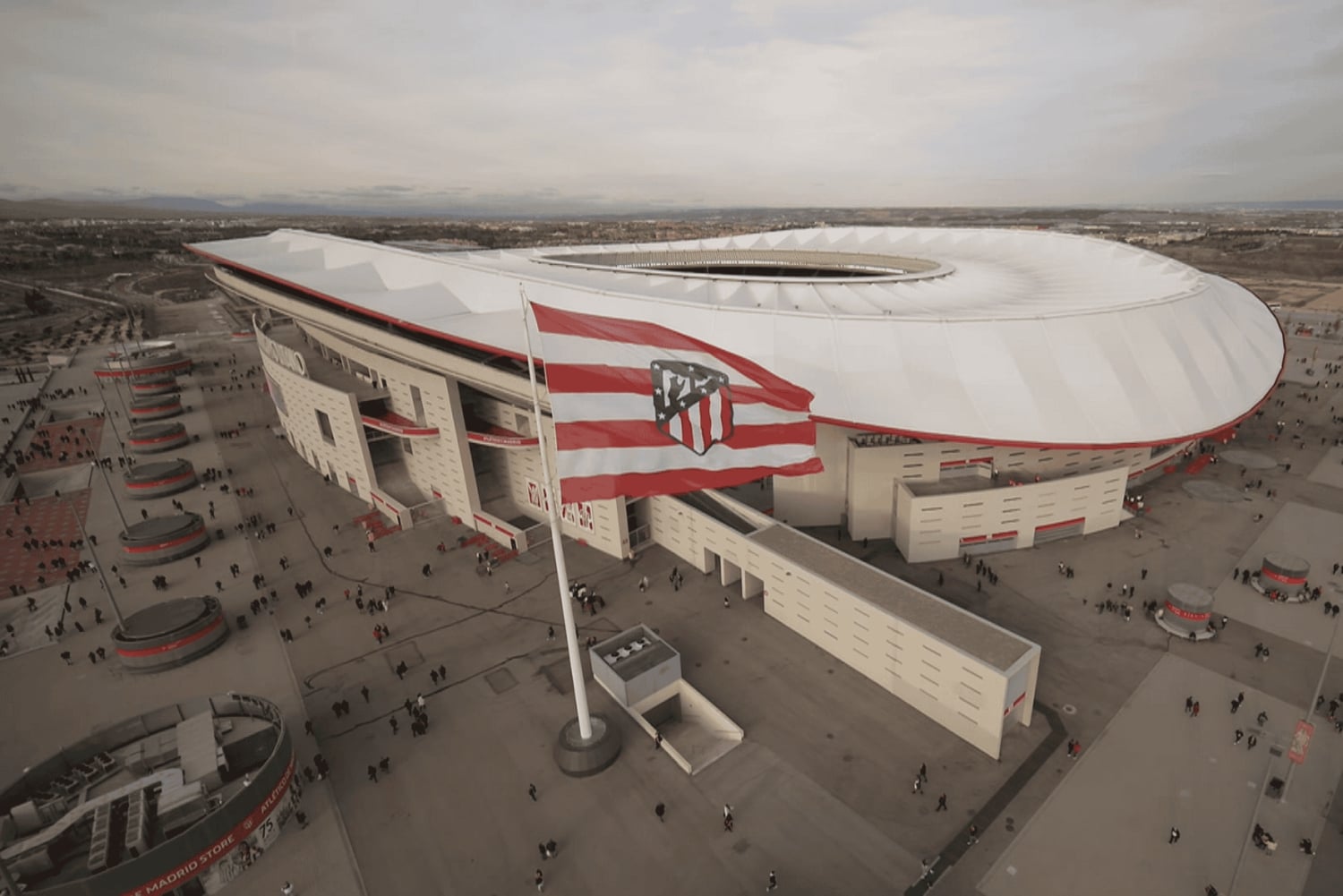 Madrid: tour guidato dello stadio Riyadh Air Metropolitano