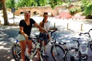 Passeio de bicicleta elétrica pela margem do rio de Madri e Casa de Campo