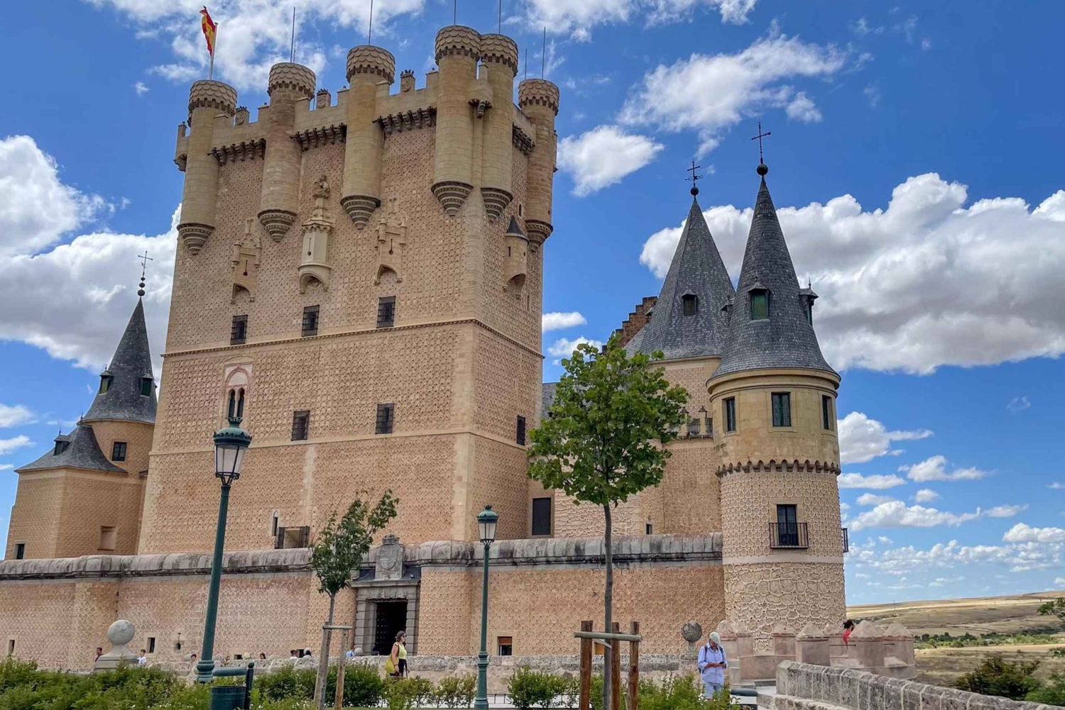 Madrid: Segovia & Ávila heldag med Alcázar- och murbiljetter