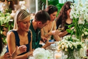 Madrid: Sensorische Weinverkostung + Blumenarrangement inklusive