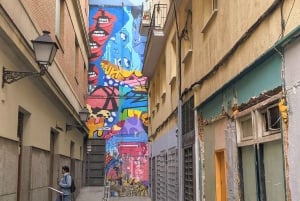 Madrid: Självguidad tur med gatukonst och graffiti