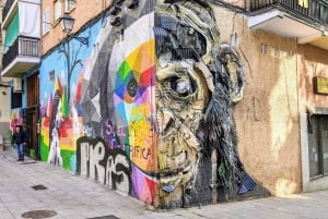 Madrid: straatkunst en graffiti zelf rondleiding