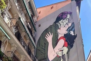 Madrids gatukonsttur (Malasaña Chueca Gran Via & Lavapies)