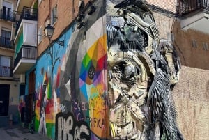 Madrids gatukonsttur (Malasaña Chueca Gran Via & Lavapies)