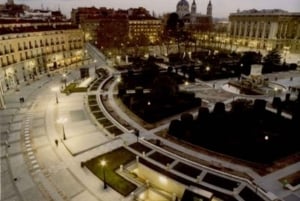 Madri: passeio de eBike ao pôr do sol e luzes noturnas