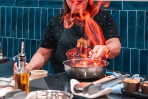 Madrid: Tapas-matlagingskurs med ubegrenset vinparing