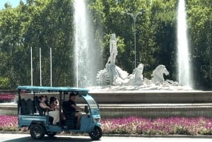 マドリード：Tuk Tuk Zeroで楽しむクリスマスライトのグランドツアー。1時間30分