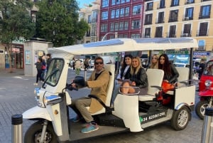 Madrid: Experiencia TukTuk Tour con Decoración de Feria Española