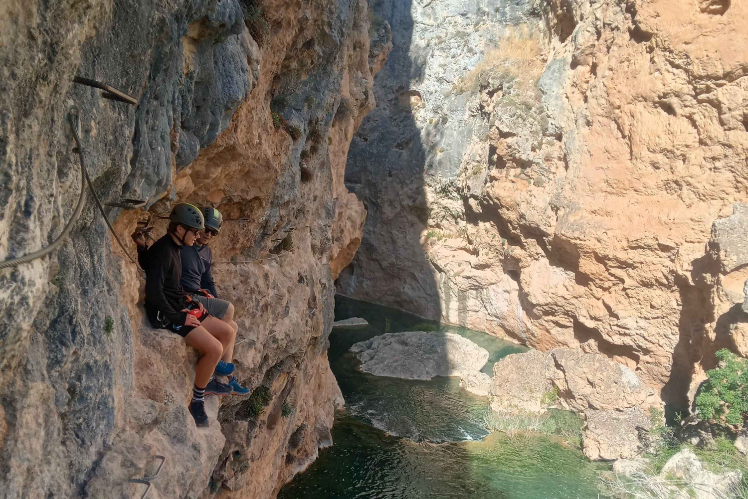 Madrid: Aventura na Via Ferrata com transporte