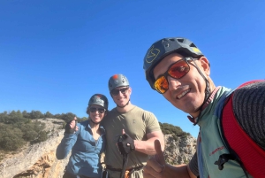 Madrid: Aventura na Via Ferrata com transporte