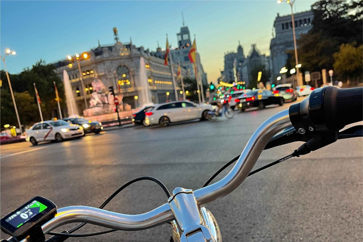 Madrid: Vintage Bike Rental kanssa turistikartta