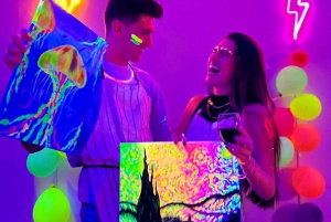 Madrid: Vin Gogh Glow Academy målar- och smuttkurser