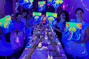 Madrid: Vin Gogh Glow Academy målar- och smuttkurser