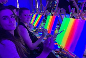 Madrid: Vin Gogh Glow Academy målar- och smuttkurser