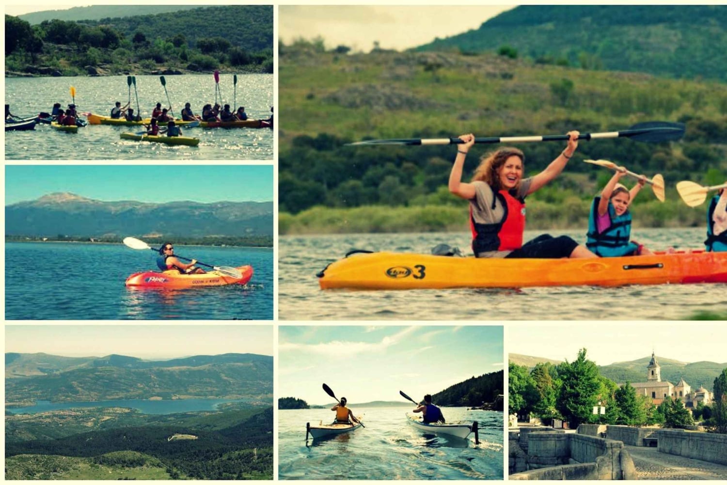 Mountain Lake Canoe Experience from Madrid