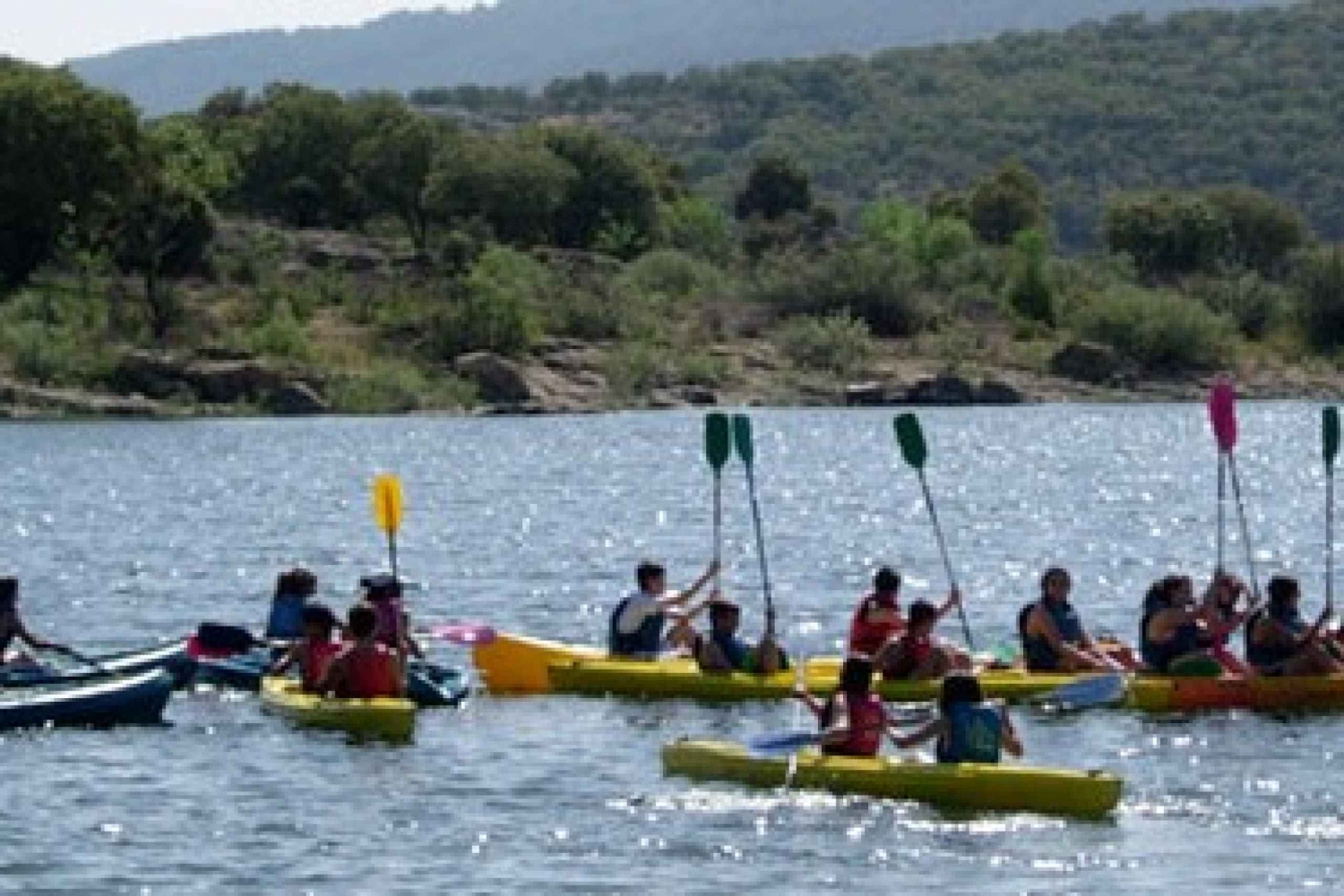 Mountain Lake Canoe Experience from Madrid