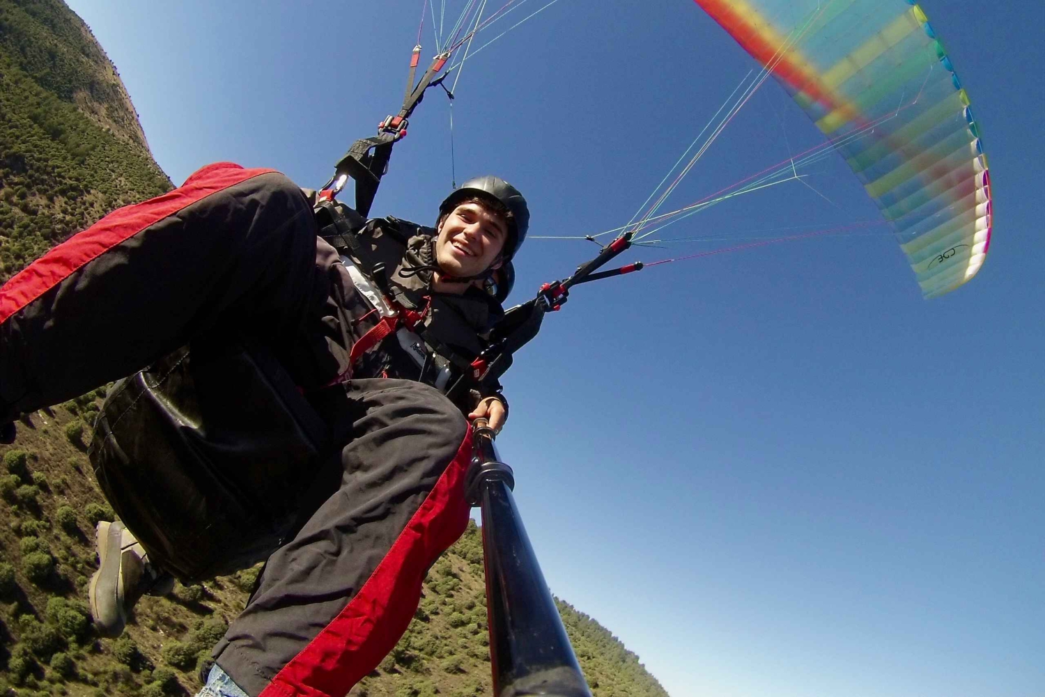 Voo duplo de parapente a partir de Madrid